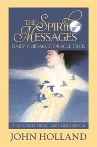 Bild på Spirit messages daily guidance oracle deck - a 50-card deck and guidebook