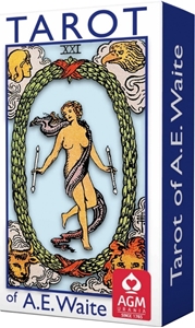 Bild på A.E. Waite Tarot Standard Blue Edition