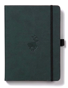 Bild på Dingbats* Wildlife A5+ Green Deer Notebook