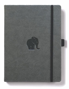 Bild på Dingbats* Wildlife A4+ Grey Elephant Notebook