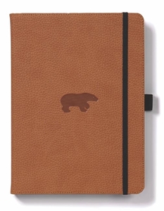 Bild på Dingbats* Wildlife A5+ Brown Bear Notebook