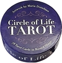 Bild på Circle of Life Tarot (new edition - round box and cards)