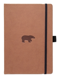 Bild på Dingbats* Wildlife A4+ Graph - Brown Bear Notebook