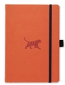 Bild på Dingbats* Wildlife A5+ Orange Tiger Notebook - Plain
