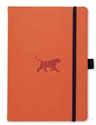 Bild på Dingbats* Wildlife A5+ Orange Tiger Notebook - Graph