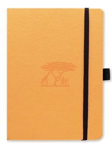 Bild på Dingbats* Earth A5+ Dotted - Tangerine Serengeti Notebook
