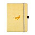 Bild på Dingbats* Wildlife A5+ Cream Wolf Notebook - Graph