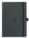 Bild på Dingbats* Wildlife A4+ Green Deer Notebook - Dotted