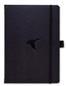 Bild på Dingbats* Wildlife A5+ Black Duck Notebook - Plain