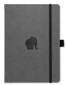 Bild på Dingbats* Wildlife A5+ Grey Elephant Notebook - Graph