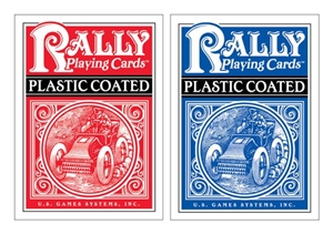 Bild på Plastic-Coated Rally Playing Cards BLUE