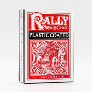 Bild på Plastic-Coated Rally Playing Cards RED