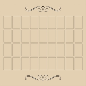 Bild på Grand Tableau Lenormand Cloth (60x60 cm)