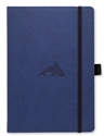 Bild på Dingbats* Wildlife A5+ Blue Whale Notebook - Lined