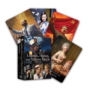 Bild på Legends, Heroes, and Villains Oracle: A 36-Card Deck and Guidebook