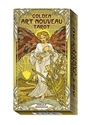 Bild på Golden Art Nouveau Tarot Mini (new edition - gold printing ink)